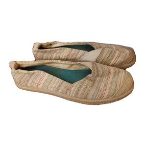 Roxy Women's Shoes Flats Size 8 Multicolor Stripe.